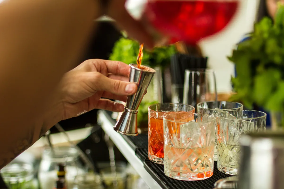 Custom cocktails for corporate event